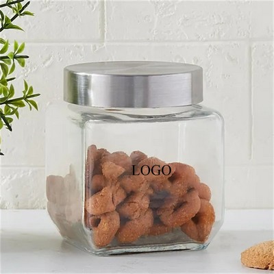 750ml Glass Jar With Metal Lid