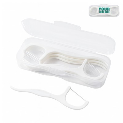 Portable Dental Floss Picks Plastic Care Set