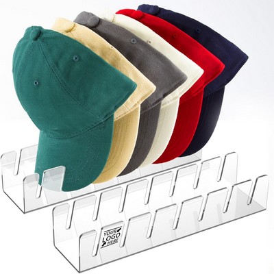 No-Install Acrylic Hat Stand Baseball Cap Organizer