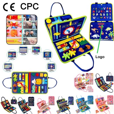 Montessori Toys for 1 2 3 Year Old Birthday Gift Felt book