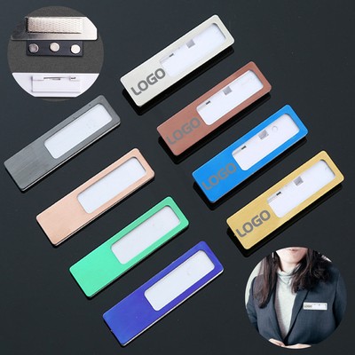 Replaceable Name Tag