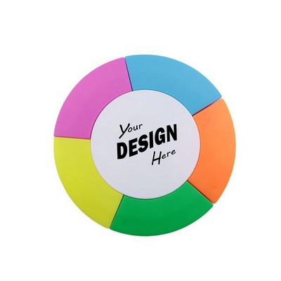 5-Color Round Shape Highlighter