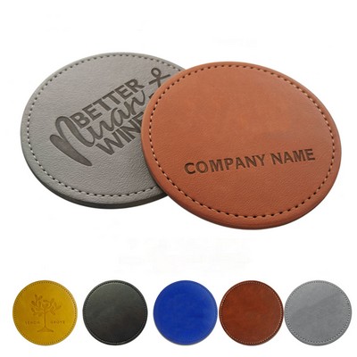 PU leather Coasters