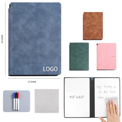 Portable A5 Dry Erase Notebook