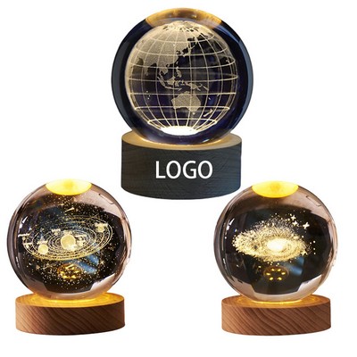 Premium Rotating Crystal Ball