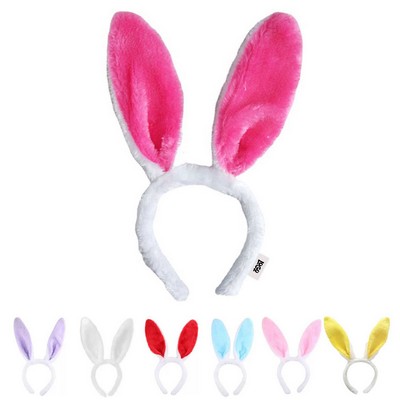 Christmas Plush Rabbit Ears Headband