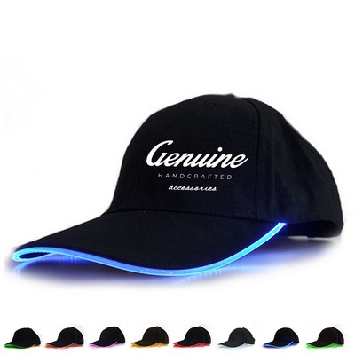 LED Light Up Baseball Cap with Flashing Light