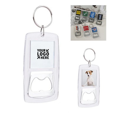 Acrylic Bottle Opener Keychain