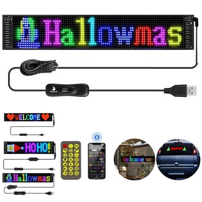 Flexible USB Programmable LED Display Advertising Sign