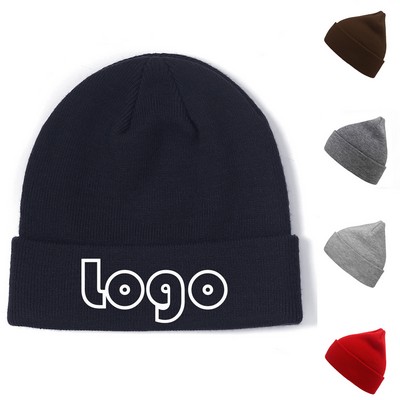 Cozy Unisex Knitted Cuff Beanie