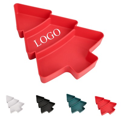 Christmas Plastic Serving Tray Platter