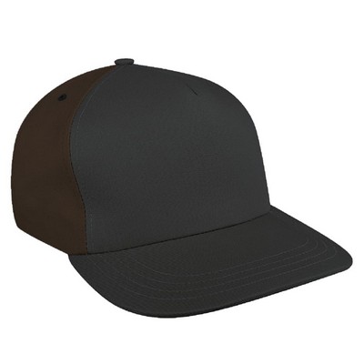 Contrast Back Organic Slide Buckle Skate Cap