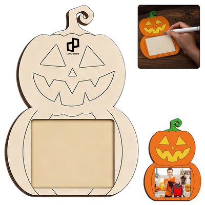 Wooden Halloween Diy Photo Frame