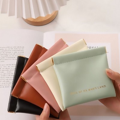 Water Resistant Travel PU Auto Rebound Pouch