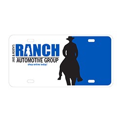 .050" Thick Plastic License/Car Plate