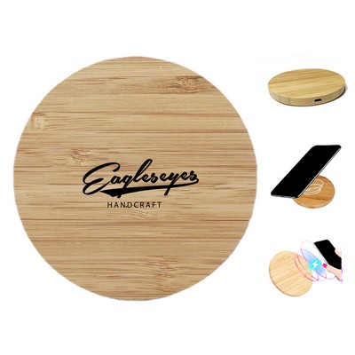 Bamboo Wireless Charging Pad