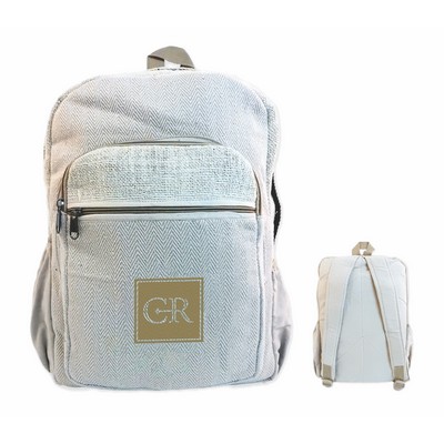 IBPN1712 "Mero" Hemp/Cotton Neutral Backpack