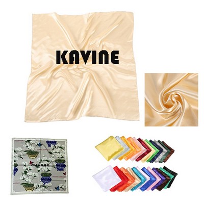 Square Silk Feeling Headscarves