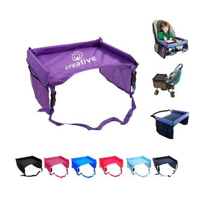 Kids Car Backseat Organizer With Table