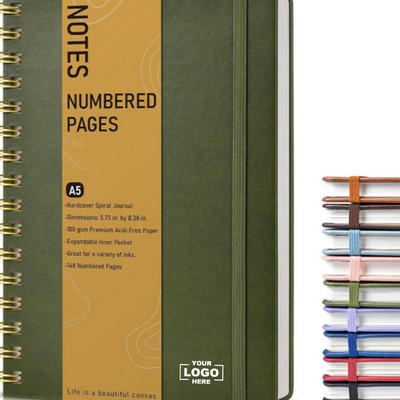 Lined Spiral Journal Notebook