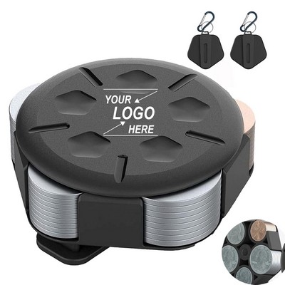 Portable Coin Case with Clip