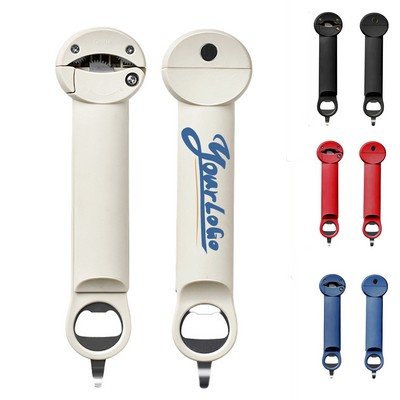 Retractable Multi-Function Jar Opener With Magnetic Suction