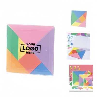 Colorful Educational Tangram Puzzle Set for Kids