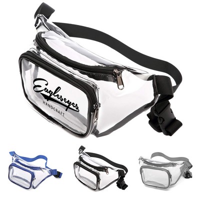 Clear Zip Pvc Fanny Pack