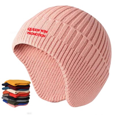 Cozy Winter Knit Ear-Warming Hat