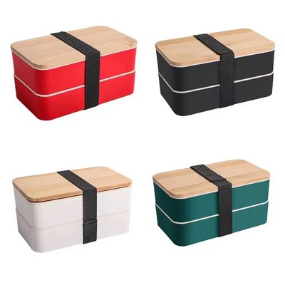 Bamboo Lunch Box Set with Cutlery
