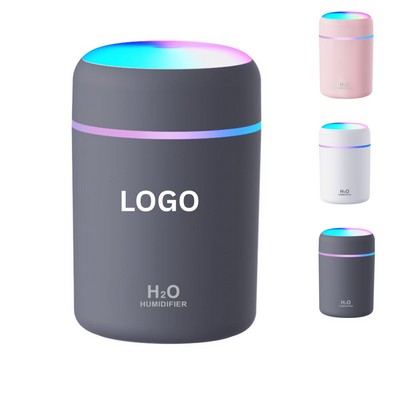 Portable 300ml USB Cool Mist Humidifier with Night Light