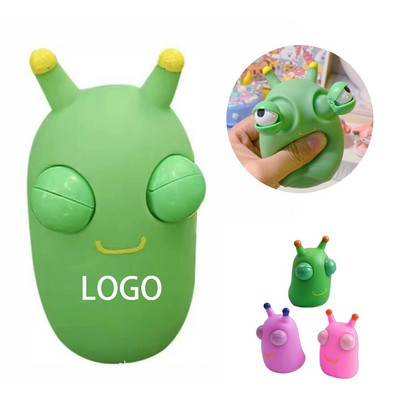 Funny Pop-Out Grass Worm Pinch Stress Toys