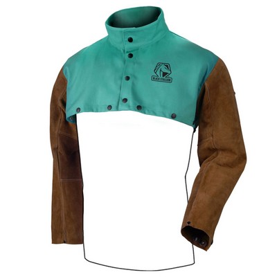 Black Stallion F9-21CS/BS 9 OZ FR AND SIDE SPLIT COWHIDE HYBRID CAPE SLEEVE