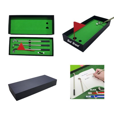 Desktop Game Golf Pen Gift Set