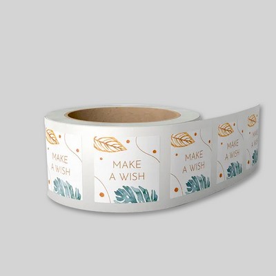Custom Vinyl Sticker Rolls - Square - 5"x5"
