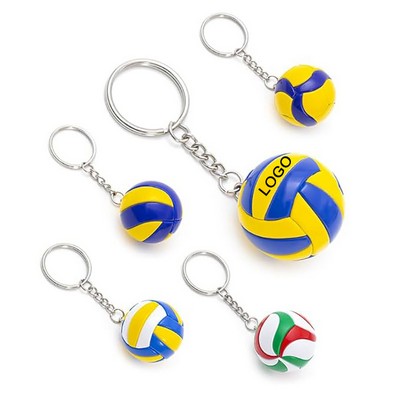 Volleyball Key Ring Keychain
