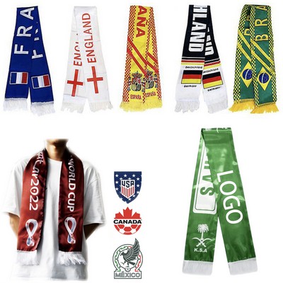 World Cup Fans Tournament Cheering Scarf