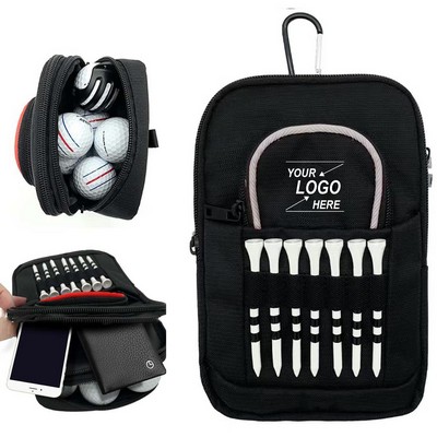 Golf Ball Pouch Storage Bag