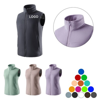 Women's Soft Fleece Vest (XS-3XL)