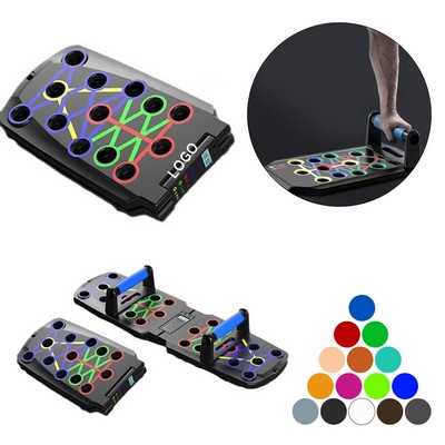 Foldable Push-Up Board with Timer