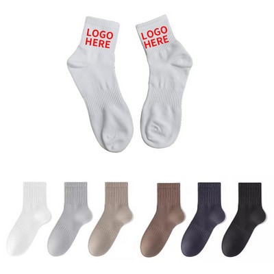 Vibrant Hued Cotton Socks for Ankles