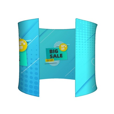 10' C-Booth Enclosure