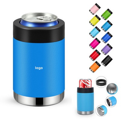12oz Double Wall Stainless Steel Insulated Can Bottle Cooler