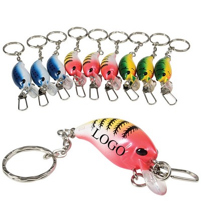 Lure Keychain Featuring Secure Clasp