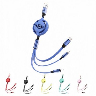 3-in-1 Retractable Charging Cable