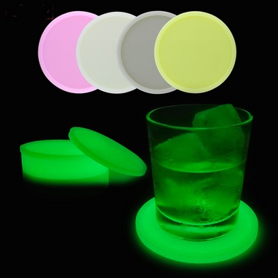 Non Slip Silicone Luminous Coaster