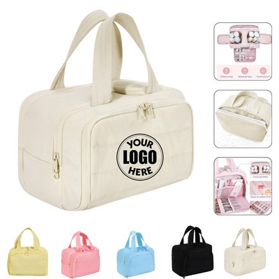 Quilted Puffy Cosmetic Bag