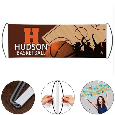 Full Color Hand Held Scroll Banner