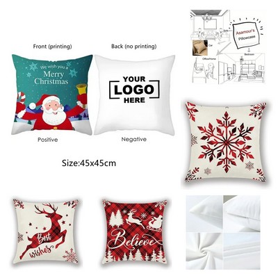 Customizable Holiday Pillow for Gifting & Events
