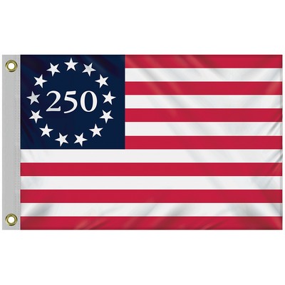 2' X 3' Betsy Ross America 250th Outdoor Nylon Flag